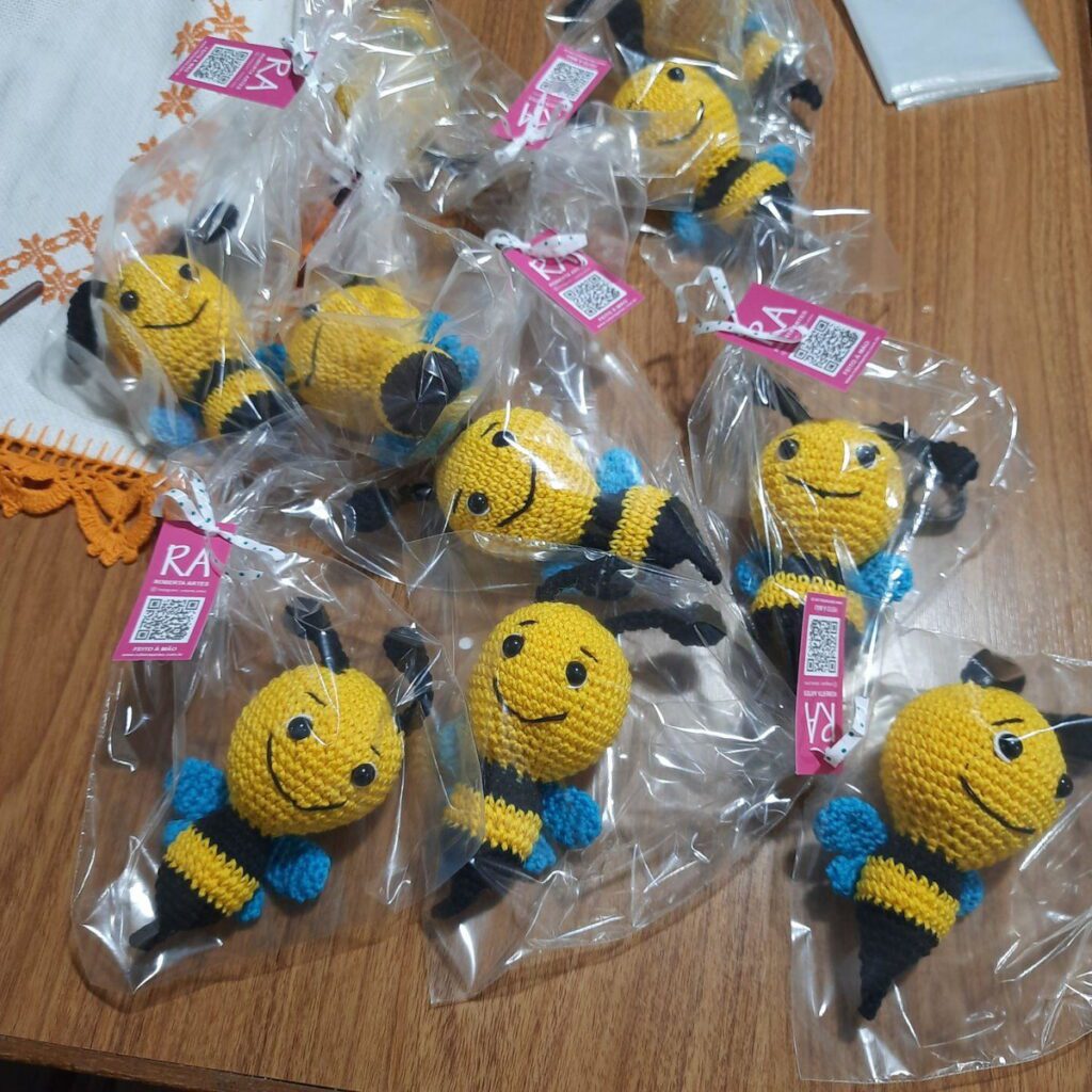 Abelhinha em Amigurumi