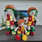 Boneca Emília Em Amigurumi - Imagem 1
