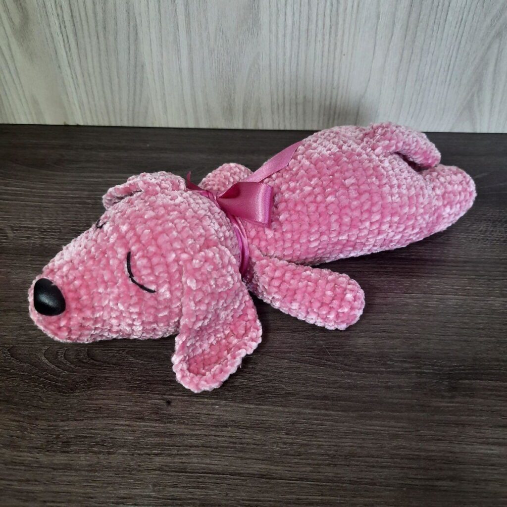 Cachorrinho Dorminhoco Em Amigurumi