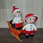 Casal de Noel com Trenó. - Imagem 3
