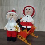 Casal de Noel com Trenó. - Imagem 1
