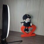 Chaveiro Vandinha em Amigurumi - Imagem 1