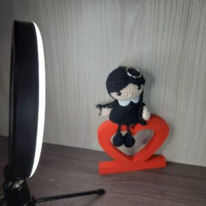 Chaveiro Vandinha em Amigurumi