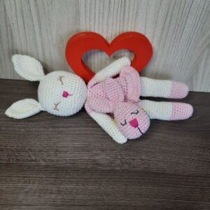 Coelhinha Dorminhoca em Amigurumi