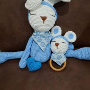 Coelhinho Dorminhoco em Amigurumi