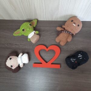 Coleção Star Wars em Amigurumi.
