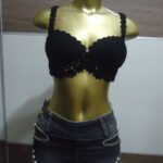 Cropped Curto – Preto – Crochê - Imagem 5