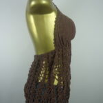 Cropped – Marron – Crochê - Imagem 2