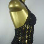 Cropped – Preto – Crochê - Imagem 4