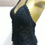 Cropped – Preto – Crochê - Imagem 3