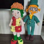 Emília E Visconde Em Amigurumi - Imagem 1