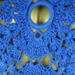 Frente Única – Azul – Crochê – Serve P/m - Imagem 3