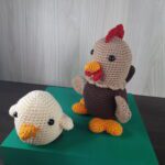Galinha e Pintinho em Amigurumi - Imagem 2