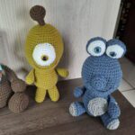 Kit 5 Monstrinhos em Amigurumi. - Imagem 3