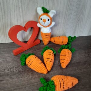 Kit Coelhinho em Amigurumi