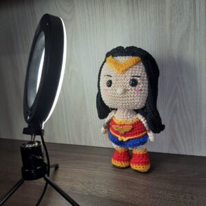 Mulher Maravilha em Amigurumi