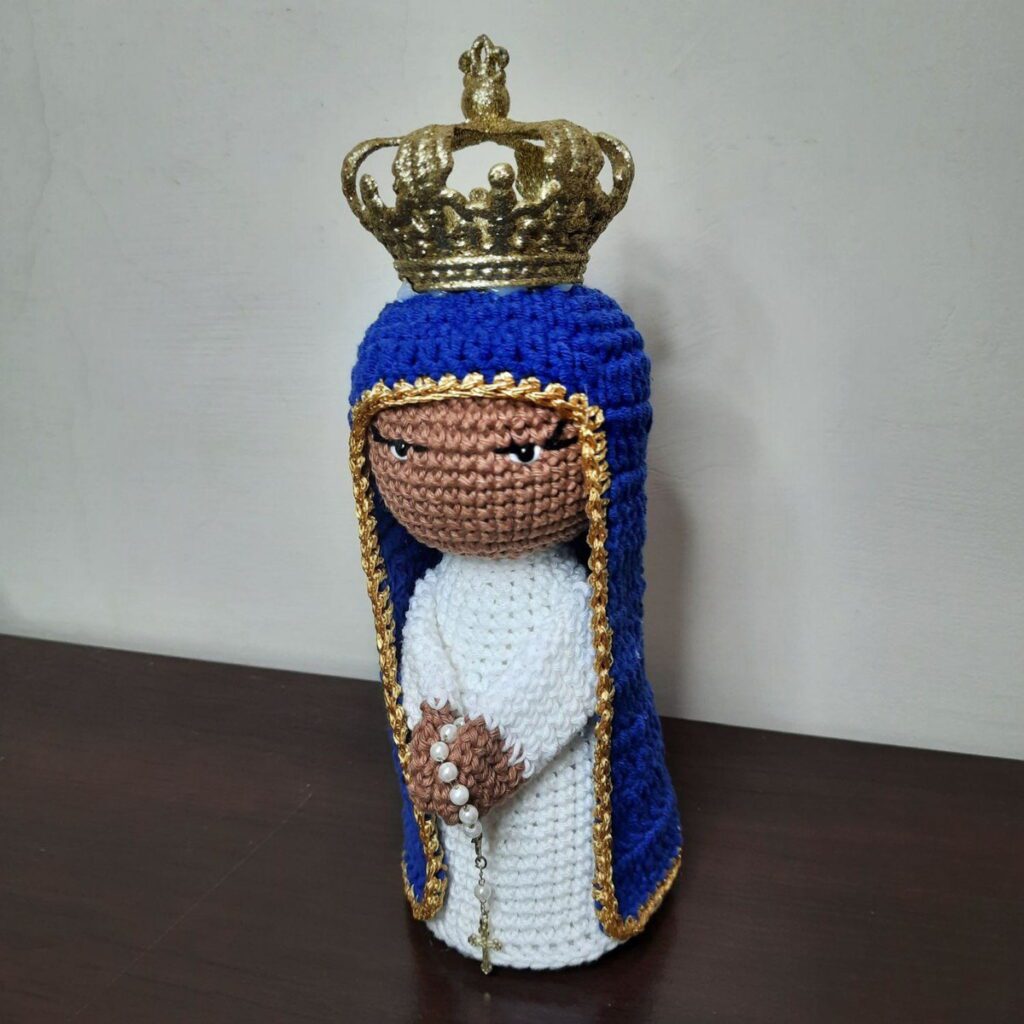 Nossa Senhora Aparecida em Amigurumi