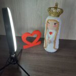 Nossa Senhora de Fátima em Amigurumi - Imagem 1