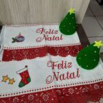 Pano de Prato com Árvore de Natal - Imagem 2