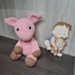 Porco em Amigurumi - Imagem 2