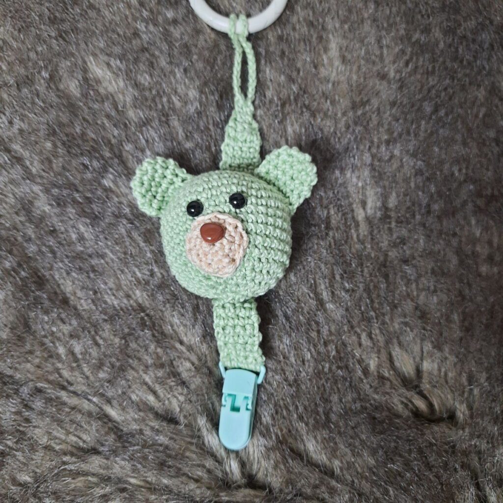 Prendedor de Chupeta Ursinho