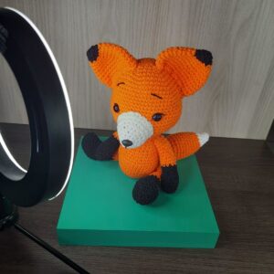 Raposinha em Amigurumi.