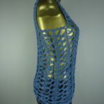 Regata – Azul Celeste – Crochê de Grampo - Imagem 4