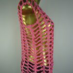 Regata – Rosa – Crochê de Grampo - Imagem 4