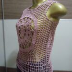 Regata – Rosa – Crochê - Imagem 3
