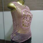 Regata – Rosa – Crochê - Imagem 2