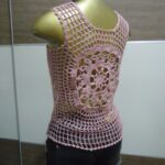 Regata – Rosa – Crochê - Imagem 4