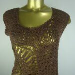 Saída de Praia – Marrom – Crochê - Imagem 2