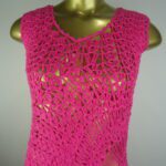 Saída de Praia – Pink – Crochê de Grampo - Imagem 2