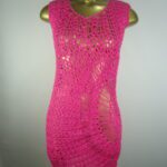 Saída de Praia – Pink – Crochê de Grampo - Imagem 1