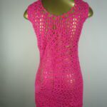 Saída de Praia – Pink – Crochê de Grampo - Imagem 4