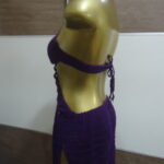 Saída de Praia – Roxa- Crochê - Imagem 5