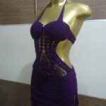 Saída de Praia – Roxa- Crochê - Imagem 4