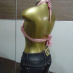 Top Sereia Rosa com Brilho Colorido - Imagem 4