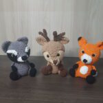 Trio Bichos do Bosque em Amigurumi - Imagem 5
