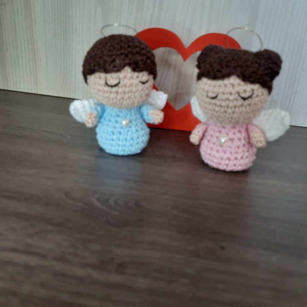 Anjinhos em Amigurumi