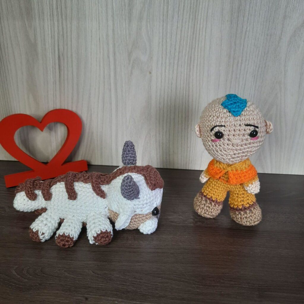 Avatar em Amigurumi.