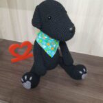 Cachorro Preto em Amigurumi - Imagem 3
