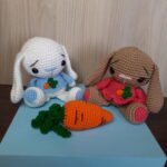 Casal de Coelhinhos em Amigurumi. - Imagem 3