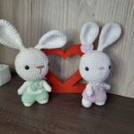 Casal de Coelhinhos em Amigurumi - Imagem 5