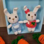 Casal de Coelhinhos em Amigurumi - Imagem 5