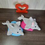 Casal de Golfinhos em Amigurumi. - Imagem 3