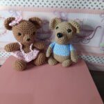 Casal de Ursinhos em Amigurumi. - Imagem 3