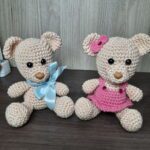 Casal de Ursinhos em Amigurumi. - Imagem 1