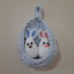 Cegonha com Coelhinho em Amigurumi - Imagem 2