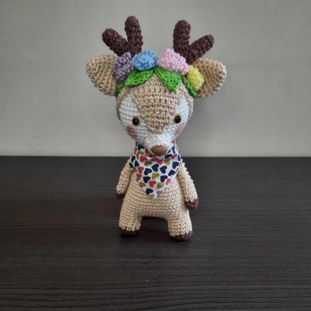 Cervo em Amigurumi